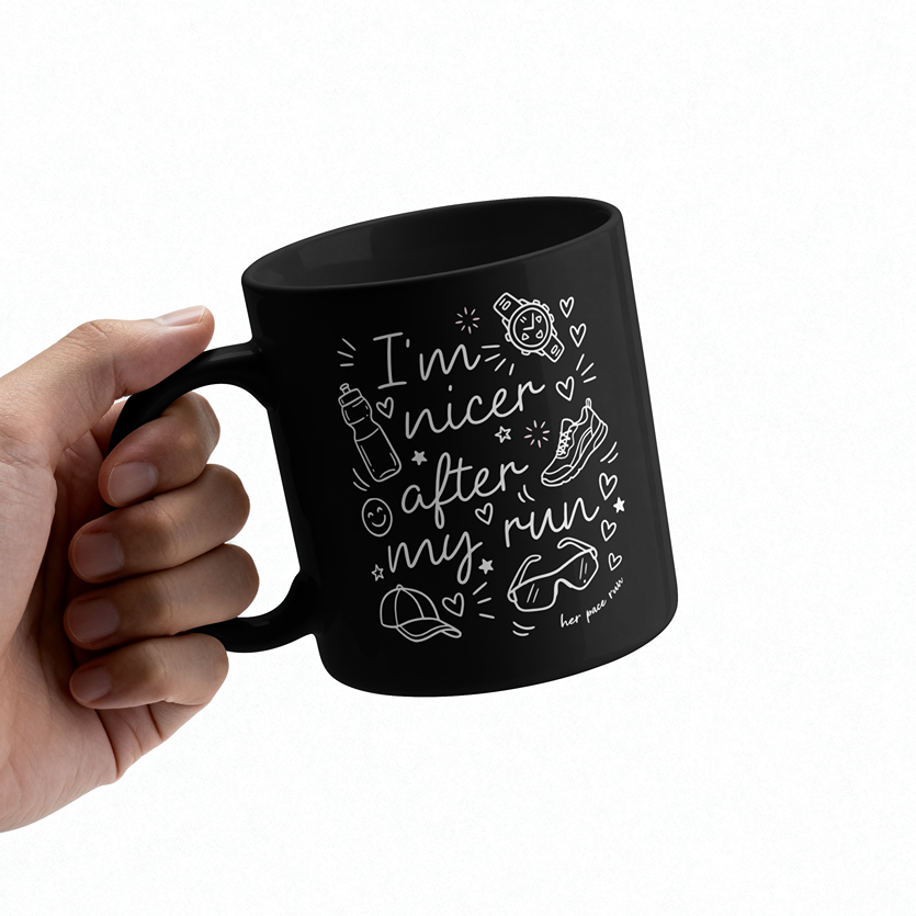 I’m Nicer After My Run Mug