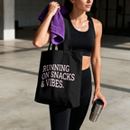 Personalized Running Tote Bag – Custom Runner Phrase